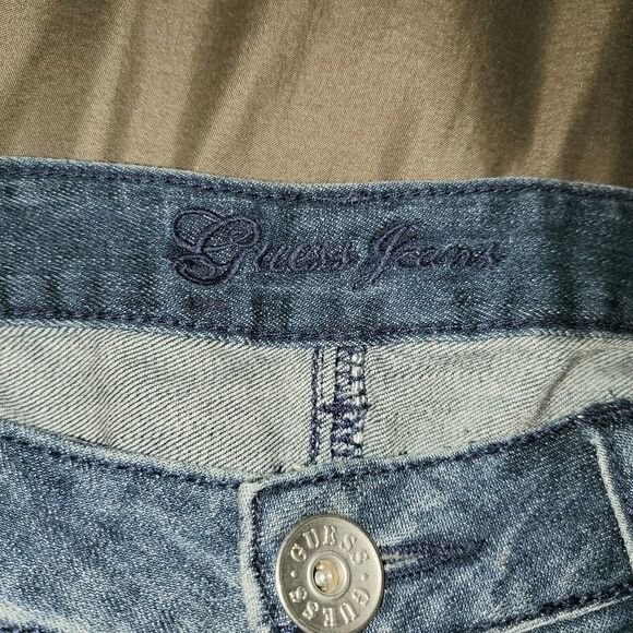 Guess Blue Jeans Shorts Size 25 - Picture 3 of 5